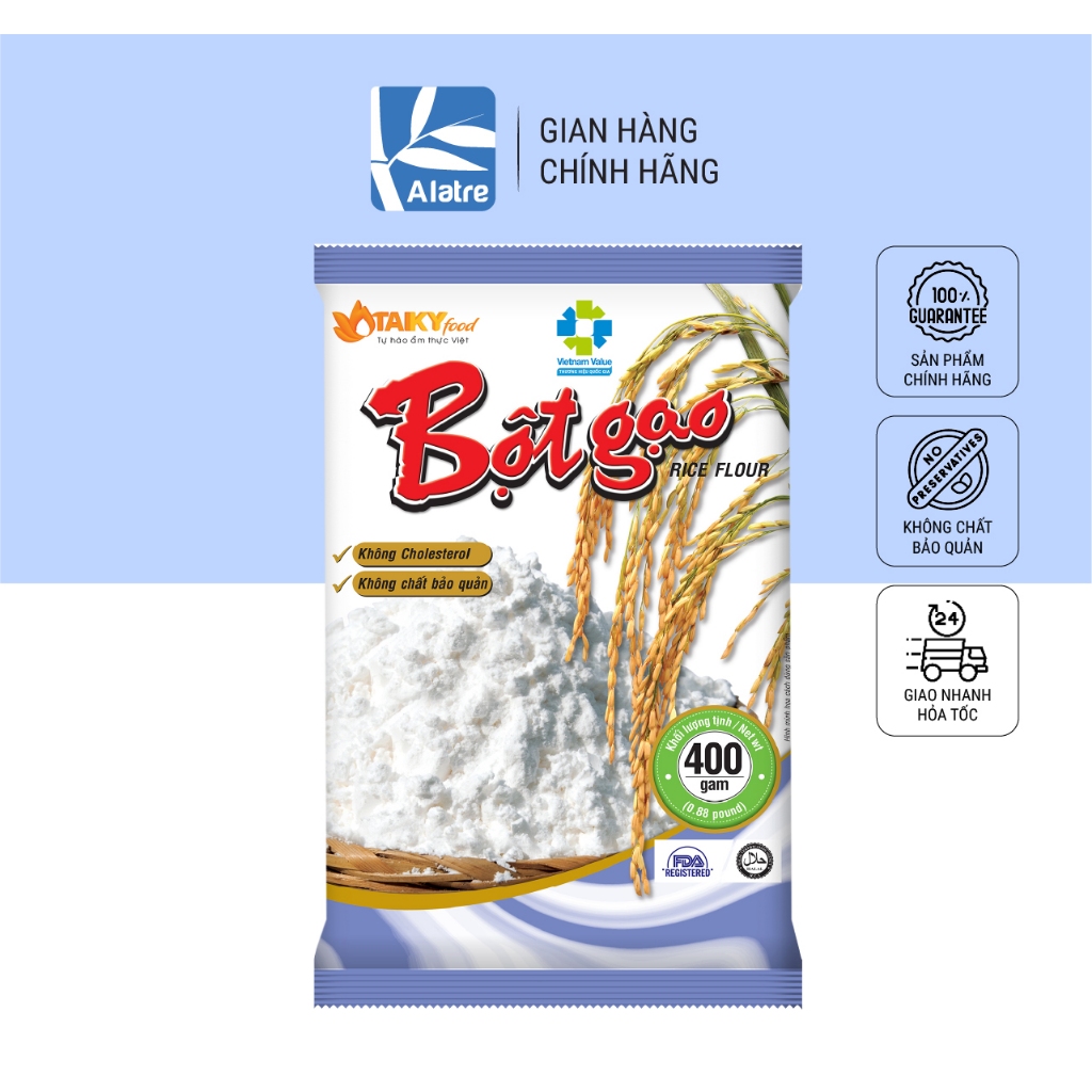 400g Bột Gạo TÀI KÝ - Hàng Chính Hãng - Date mới nhất!