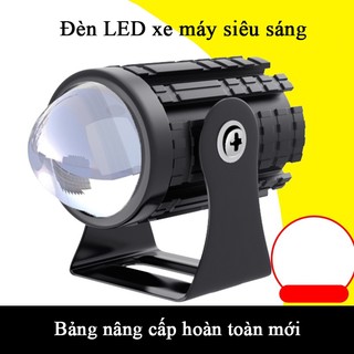 Đèn pha LED xe máy YIPAUTO Đèn xe máy hai chế độ sáng Đèn pha xe máy siêu sáng Đèn trợ sáng dành cho xe máy
