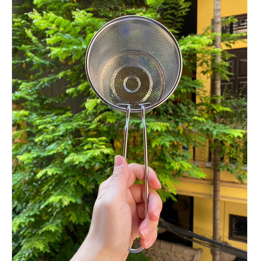 Nồi Mini Quánh Chiên Ngập Dầu Inox Xuất Nhật  Quánh Chiên Rán Sâu Lòng Kèm Lưới Lọc Dùng Bếp Từ Nhà Bếp