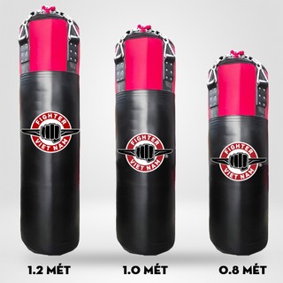 (Đã nhồi 20 - 40kg) - Bao Cát Fighter Cao Cấp Dây Xích - Bao đấm Boxing, MMA, Võ Cổ Truyền, Muay Thái...
