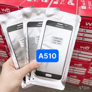 Kính ép màn hình có keo oca samsung a510 - kính ép có keo oca samsung a510 - kính samsung a5-2016 - giá sỉ rẻ