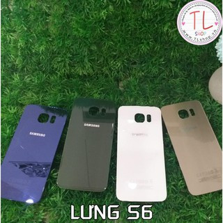 Nắp lưng sau samsung s6 - lưng kính samsung s6 - nắp pin samsung galaxy s6 - vỏ lưng samsung s6 - giá sỉ rẻ
