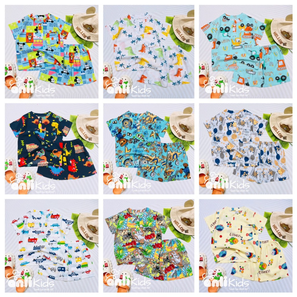 Bộ Tole Đùi Bé Trai Size 3 (13-14kg) - Hàng Thiết Kế