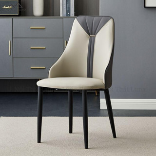 Ghế Ăn Phòng Bếp Bọc Da Cao Cấp, Ghế Ngồi Tựa Lưng Phòng Khách Hiện Đại, Hàng Nhập Khẩu, Mẫu GA009 - Luna Decor