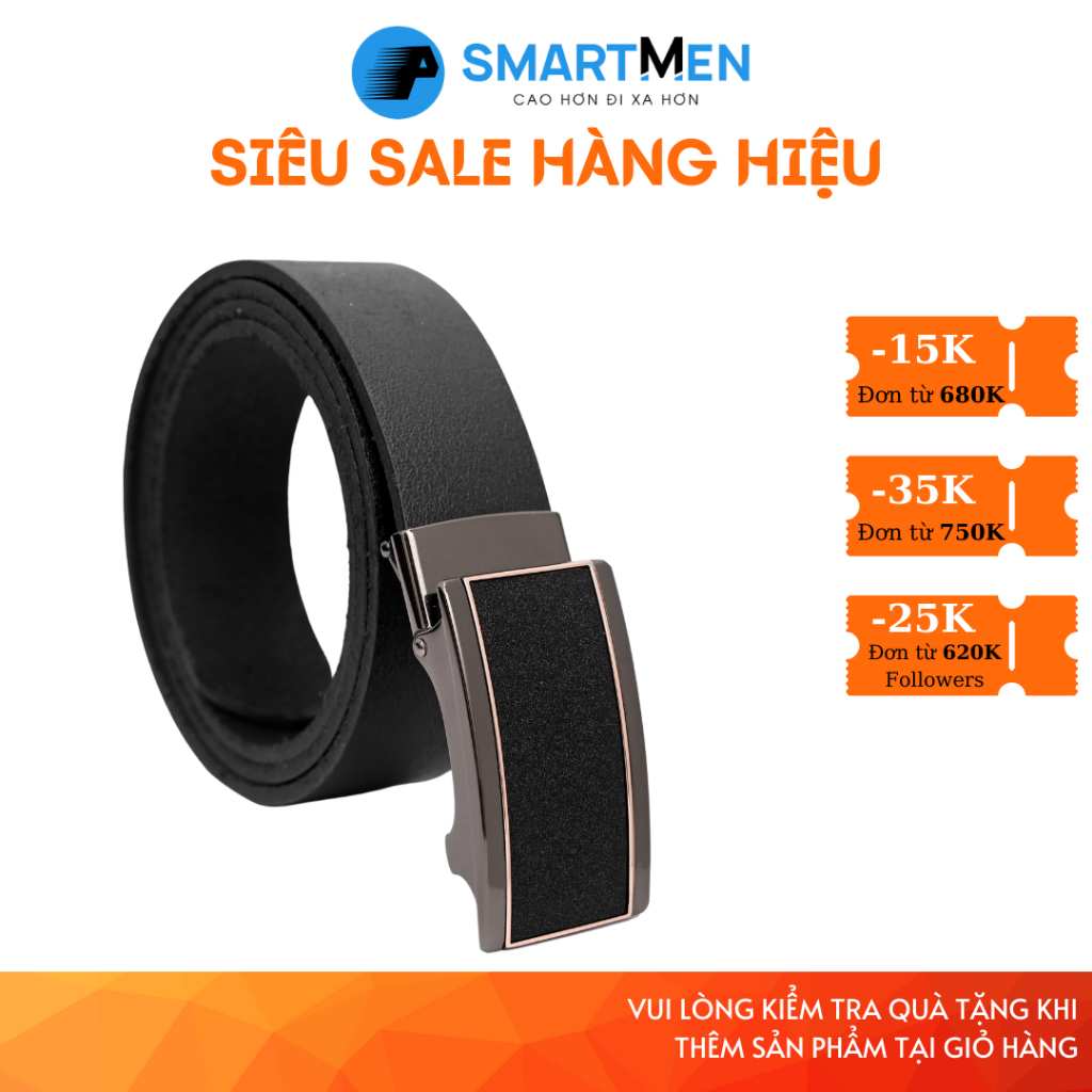 Thắt Lưng Da Bò Cao Cấp SMARTMEN DLM-03