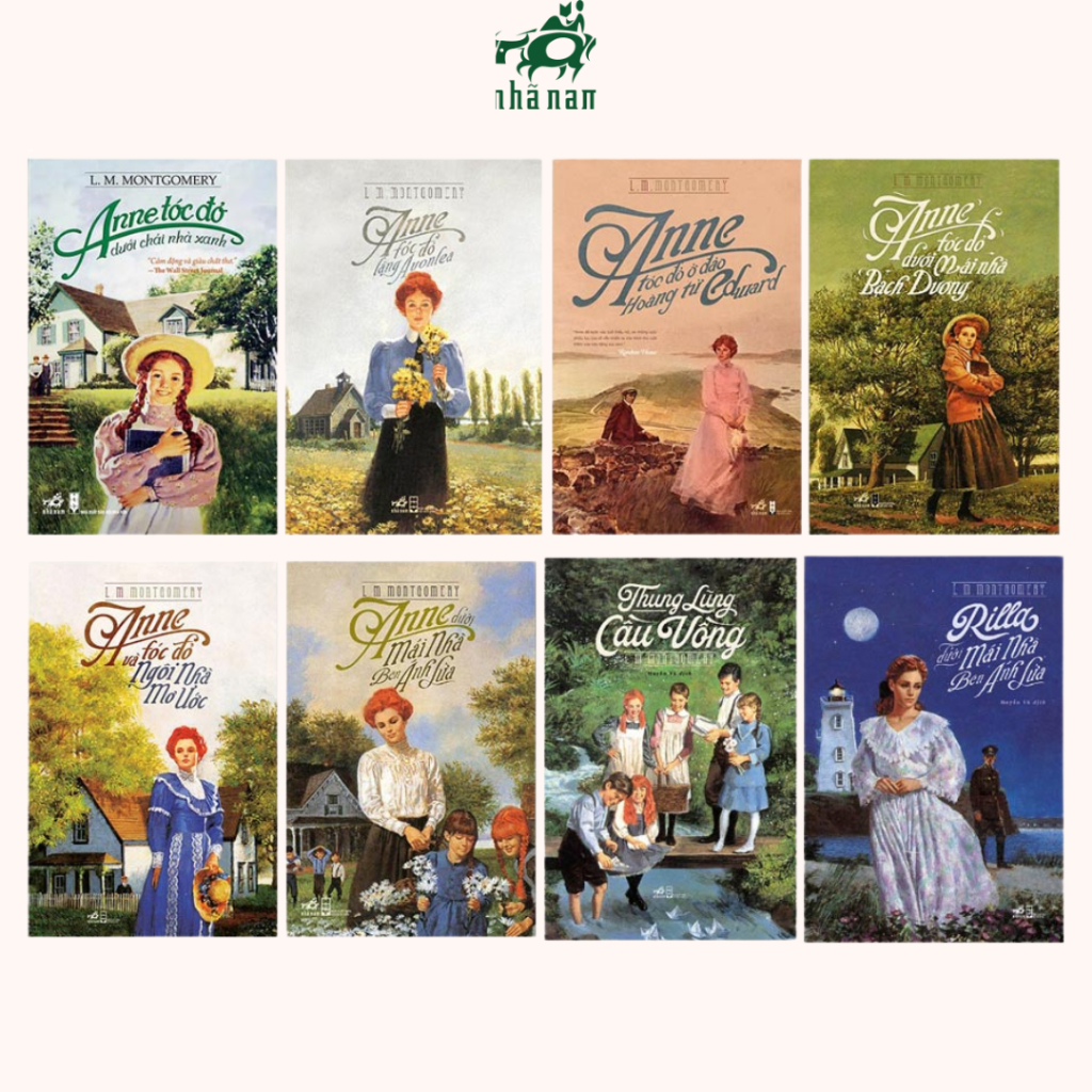Sách - Bộ Anne tóc đỏ (Tập 1-8)