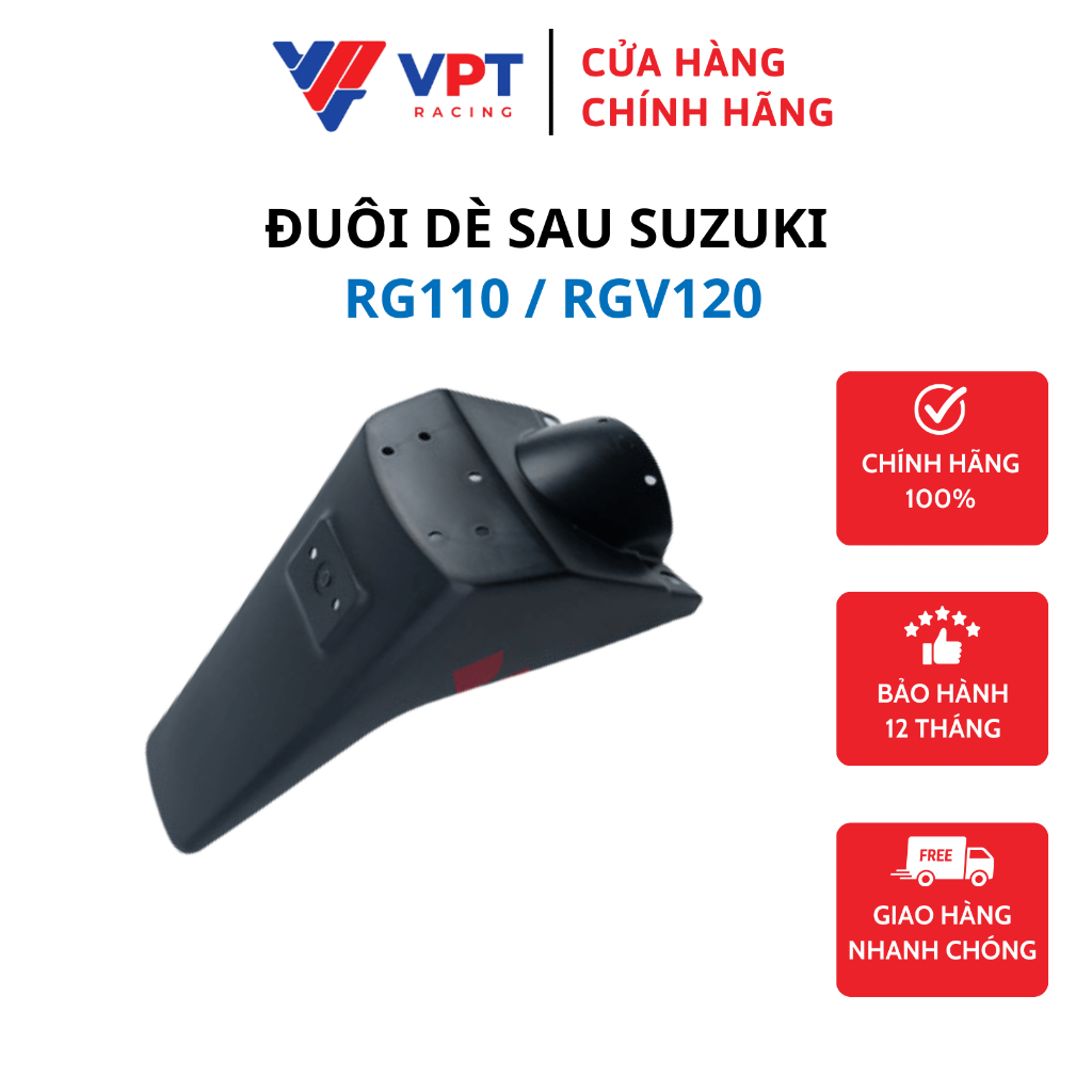 Đuôi dè sau su RG110 / RGV120 chính hãng Suzuki