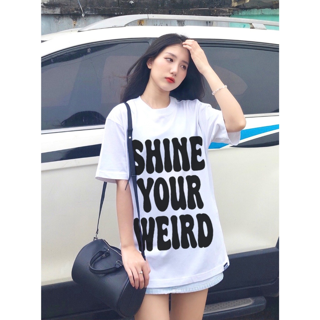 Áo Thun Form Rộng Tay Lỡ Unisex phông Nam Nữ SHINE YOUR WEIRD | Local Brand Chính Hãng M Midori