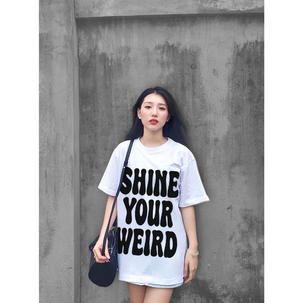 Áo Thun Form Rộng Tay Lỡ Unisex phông Nam Nữ SHINE YOUR WEIRD | Local Brand Chính Hãng M Midori