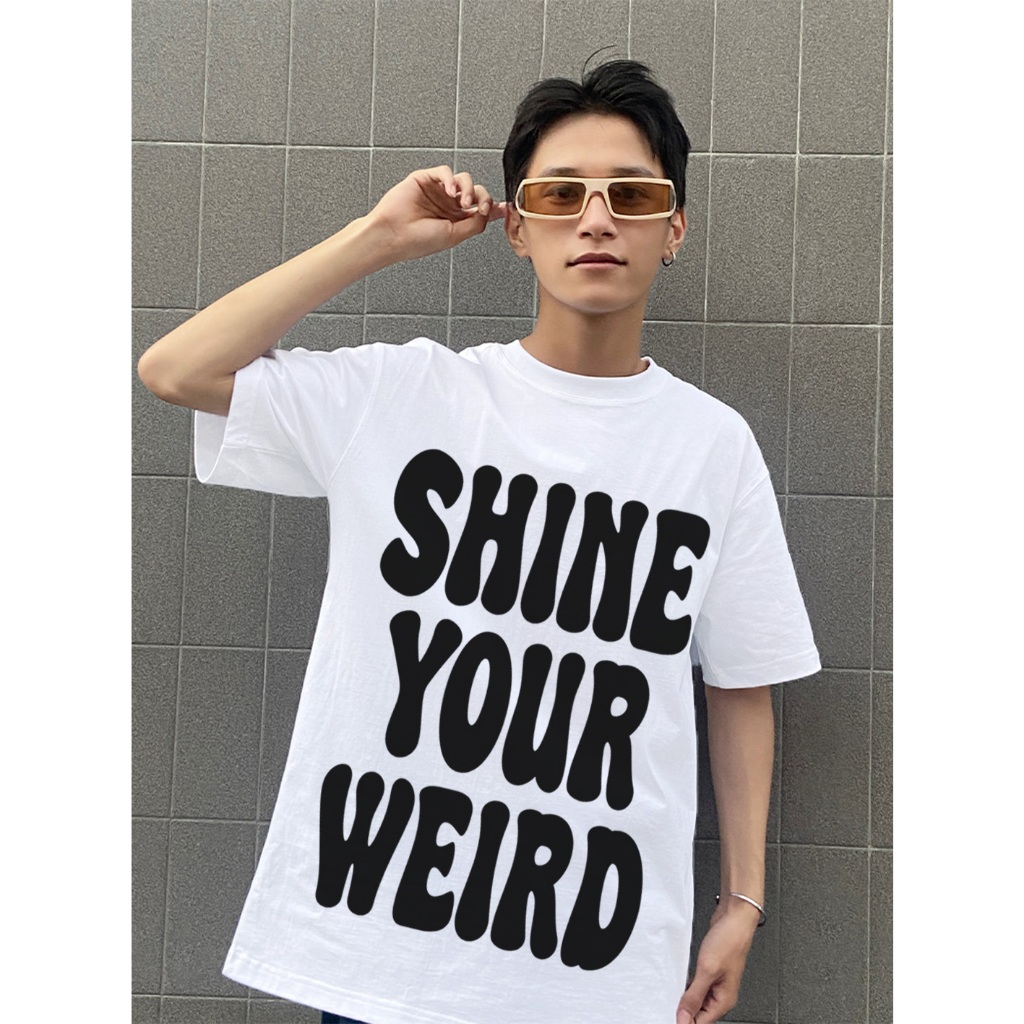 Áo Thun Form Rộng Tay Lỡ Unisex phông Nam Nữ SHINE YOUR WEIRD | Local Brand Chính Hãng M Midori