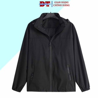  GIÁ RẺ  Áo khoác gió nam nữ 2 lớp lót dù trơn đẹp mặc chuẩn form dáng chống tia UV ngăn gió có nón