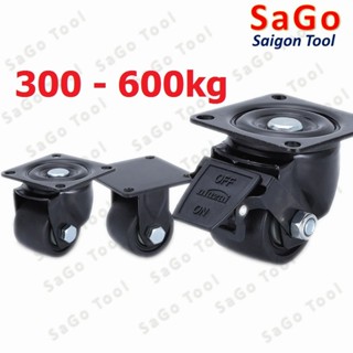 Bánh xe đẩy hàng chịu tải lớn, bánh xe công nghiệp tải nặng 300kg 600kg