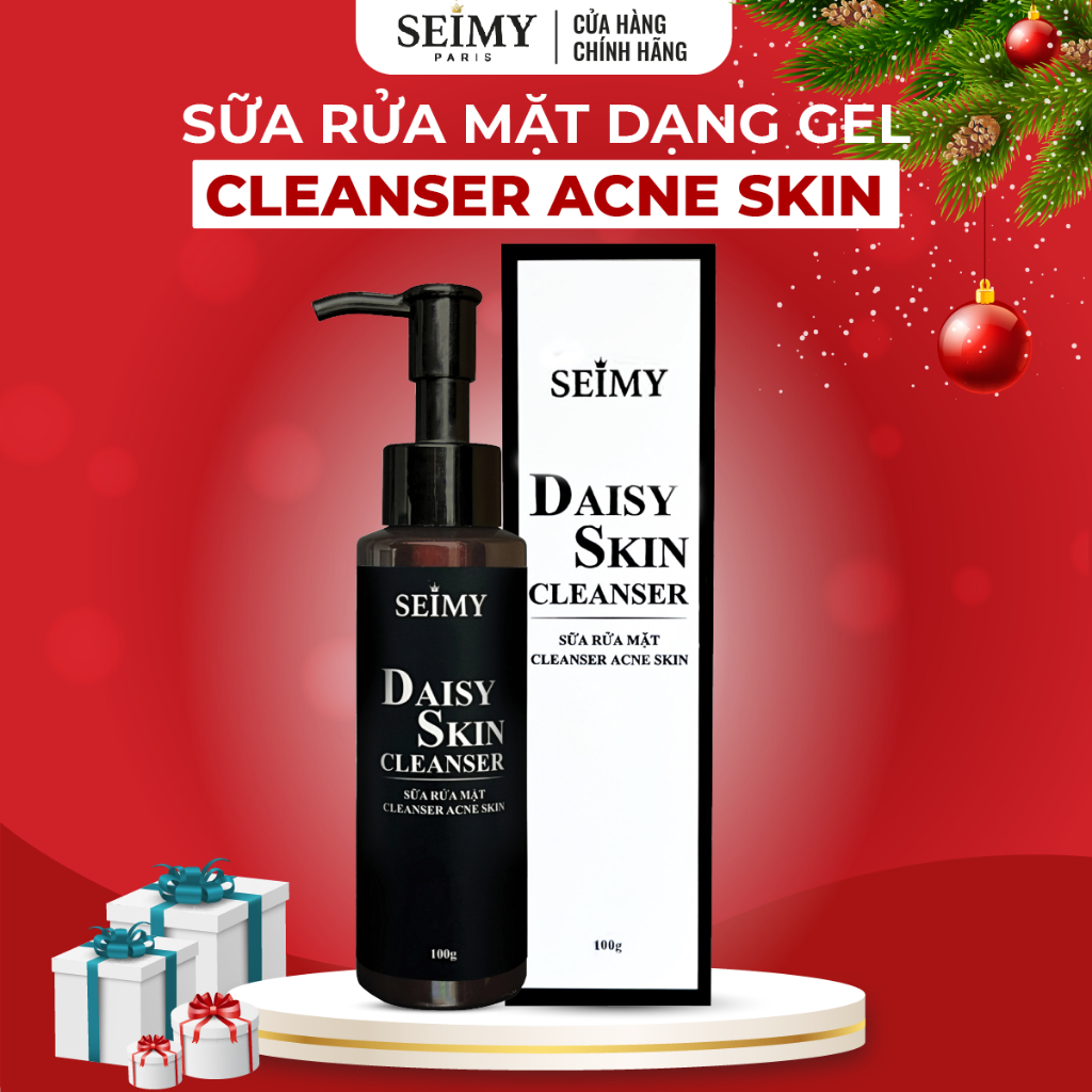 Sữa rửa mặt dạng gel Seimy - Daisy Skin Cleanser 100ml dành cho da dầu mụn, da nhạy cảm