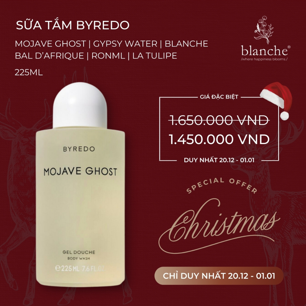 Sữa Tắm & Body Lotion Byredo 225ml  - 100% Authentic