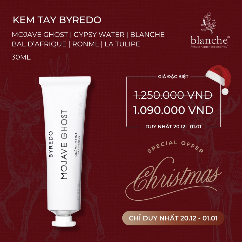 Kem Tay Byredo Hand Cream 30ml (Có Sẵn - 100% Authentic)