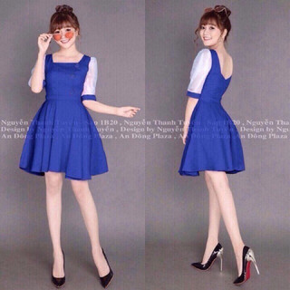 🍒Đầm xoè tay voan / lưới