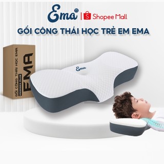  Gối công thái học trẻ em EMA - Kích thước 48x26x6cm - Gối cho bé từ 6-10 tuổi 