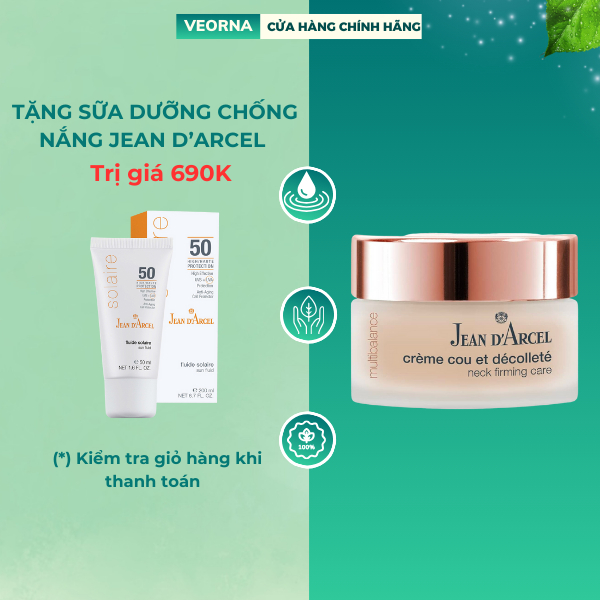 Kem Giảm Nếp Nhăn Và Chảy Xệ Vùng Cổ Jean D'Arcel Neck Firming Care - 50ml