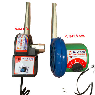  Quạt gió điện cơ santro 20w - 220v quạt thổi lò quạt bếp nướng bếp than   Dây Đồng   