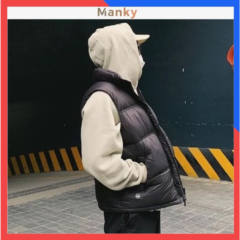 Áo Khoác Phao Gile Nam Nữ Cao Cổ Ấm Và Siêu Mềm Mại AK01 - MANKY