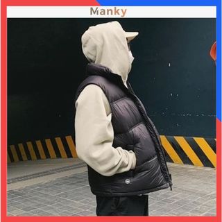 Áo Khoác Phao Gile Nam Nữ Cao Cổ Ấm Và Siêu Mềm Mại  AK01 - MANKY