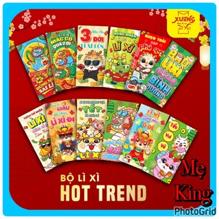 Bao lì xì hot trend - bao lì xì tết giáp thìn 2024 - bao lì xì tết 2024 đẹp độc lạ