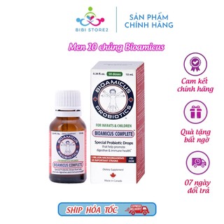 Men vi sinh Bioamicus Complete men 10 chủng - Nhập khẩu chính hãng Canada