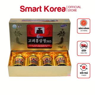 Cao hồng sâm 365 hàn quốc, hộp 4 lọ & 2 lọ x 240g