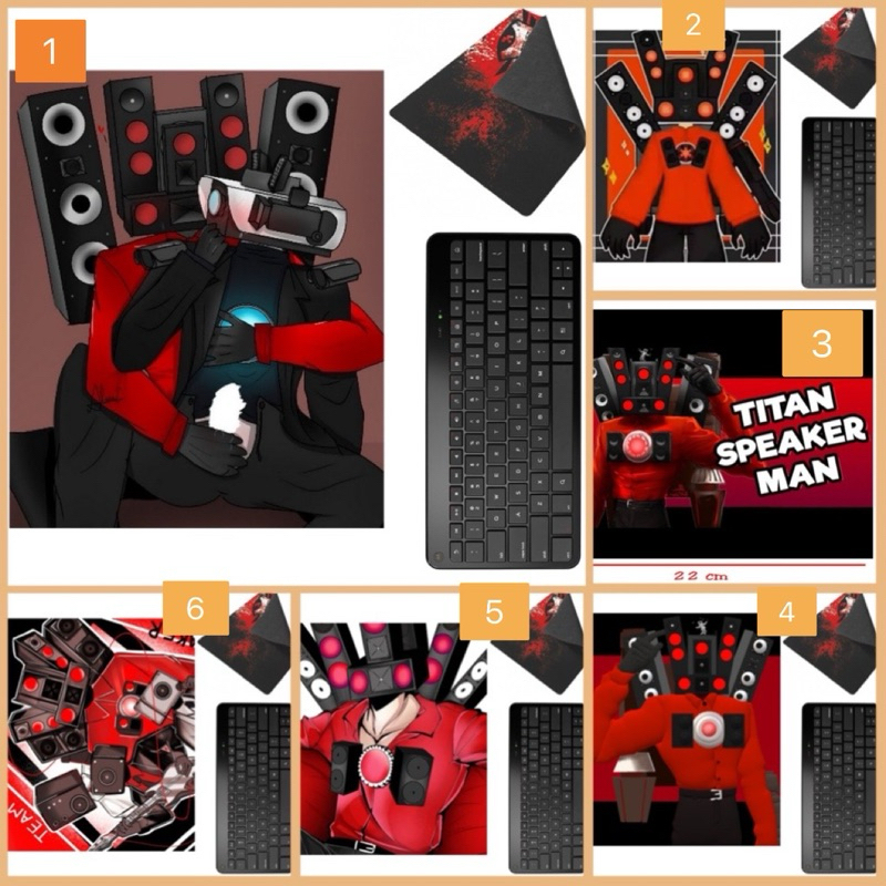 Bàn di chuột titan speakerman skibidi toilet / lót chuột máy tính titan speakerman game skibidi toil