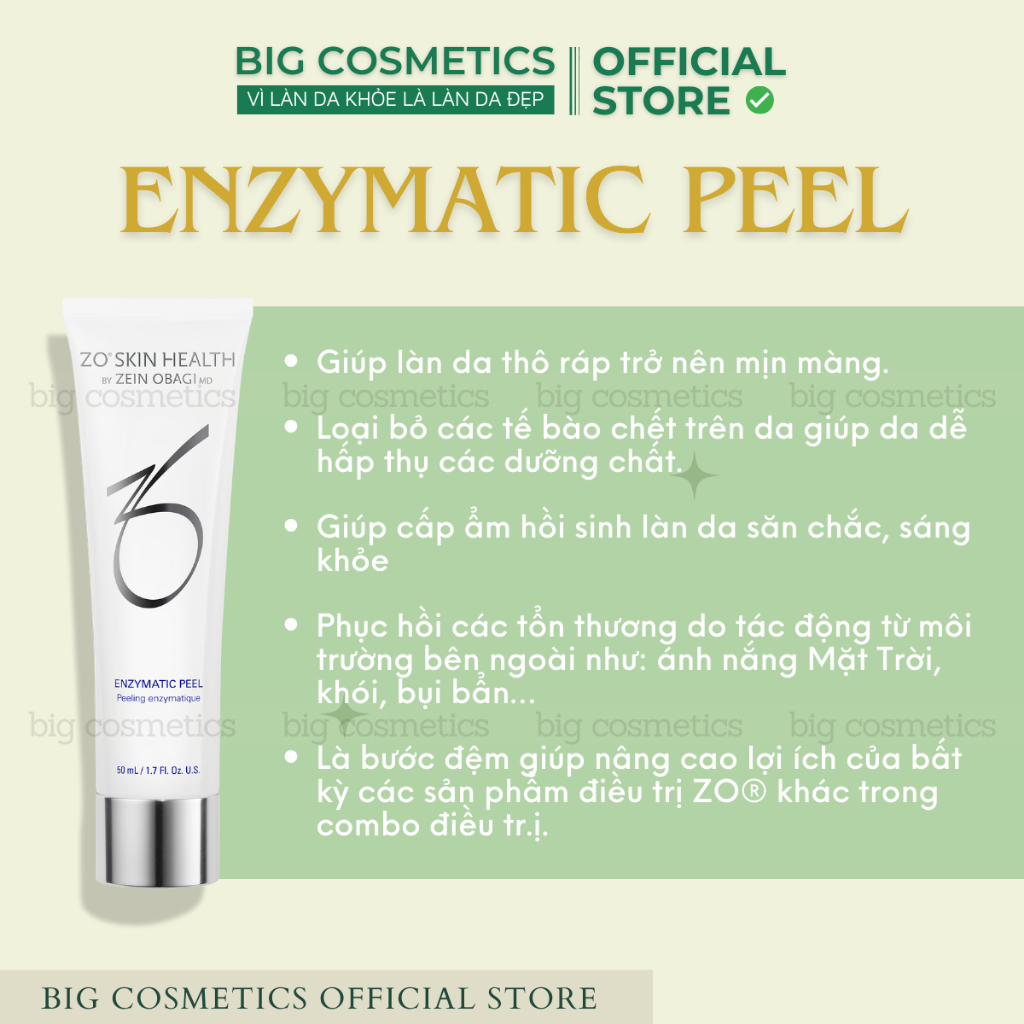 Kem Tẩy Tế Bào Chết Zo Skin Health ENZYMATIC PEEL 50ml