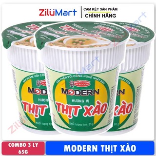 Mì Modern thịt xào (thùng 24 ly) loại 65g