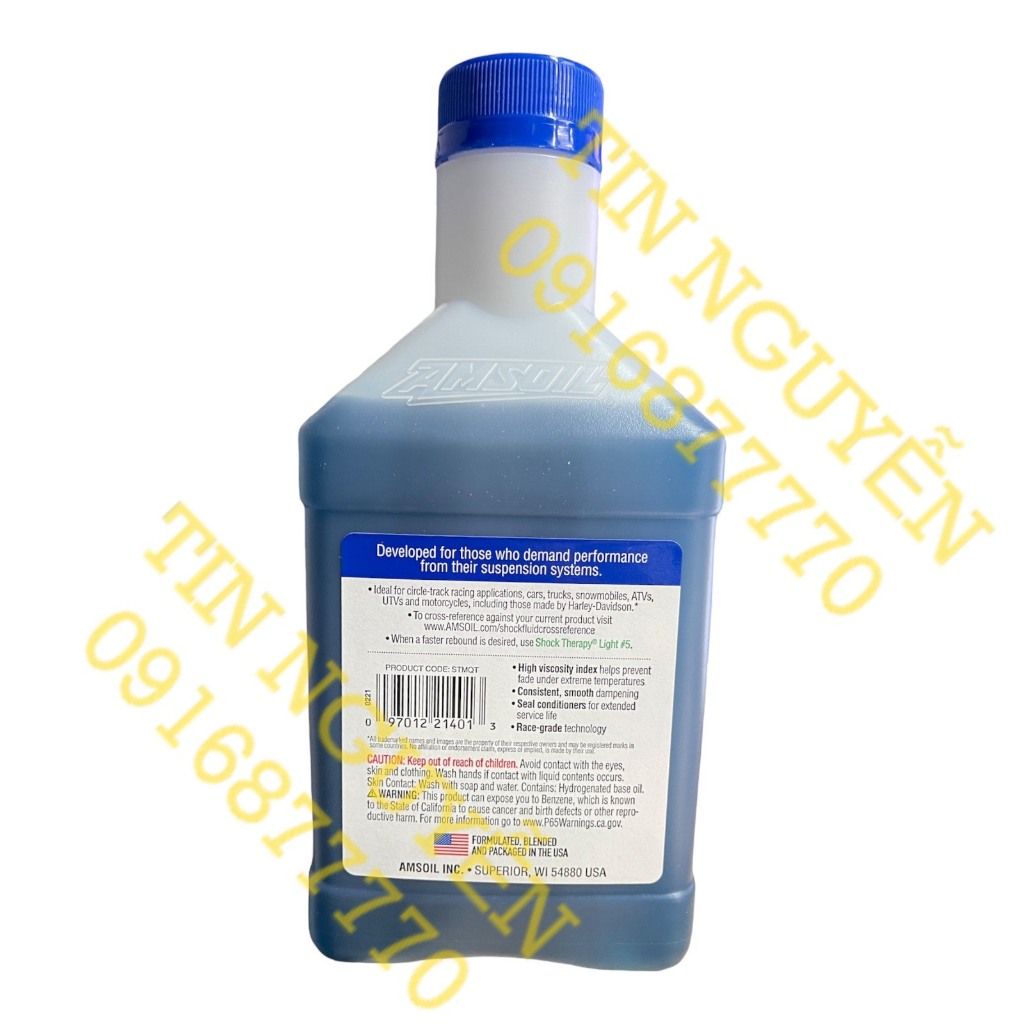 Dầu phuộc Amsoil Shock Therapy Medium 10 hàng chính hãng 946ml