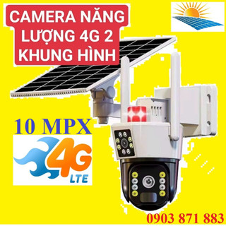 CAMERA năng lượng mặt trời 4G có khe gắn sim 4G và thẻ nhớ- camera tích hợp đèn năng lượng 2024 mới siêu HOT