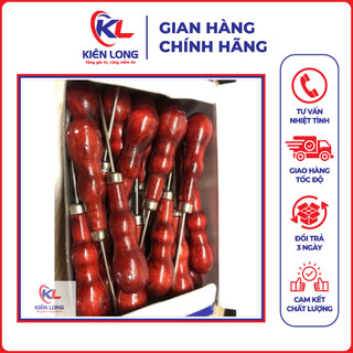 Dùi nhọn 💥 CAO CẤP 💥 Dùi cán gỗ hồ lô tạo lỗ trên da, vải, làm dấu ngành may