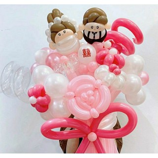 Hoa cưới bong bóng, hoa cô dâu quà kỉ niệm ngày cưới hot trên mạng
