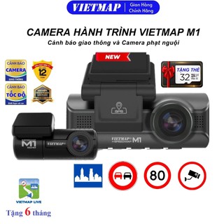   Nhập PHONM12CM giảm 200k Camera hành trình Vietmap speed Map M1  Thẻ nhớ 64G + 6 tháng vietmap live pro  