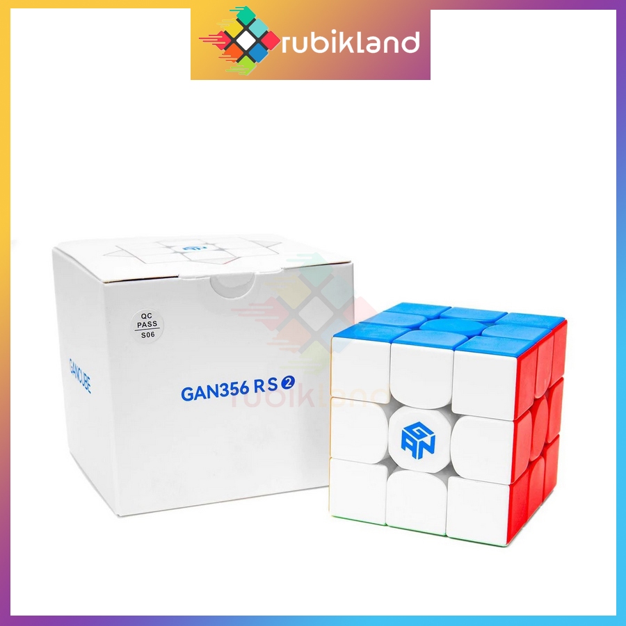 [V2] Rubik Gan 356 RS2 3x3 Stickerless Rubic Gan356 RS V2 Rubic 3 Tầng Cao Cấp 3x3x3 Đồ Chơi Trí Tuệ Trẻ Em