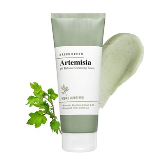 Sữa Rửa Mặt BRING GREEN Artemisia PH Balance Cleansing Foam Chiết Xuất Ngải Cứu 200ml Lành Tính - Lydiabeauty