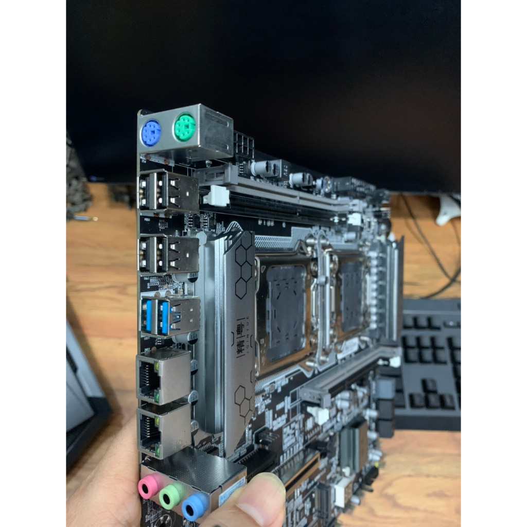 Mainboard dual x79 socket 2011 hỗ trợ nvme, dual pci