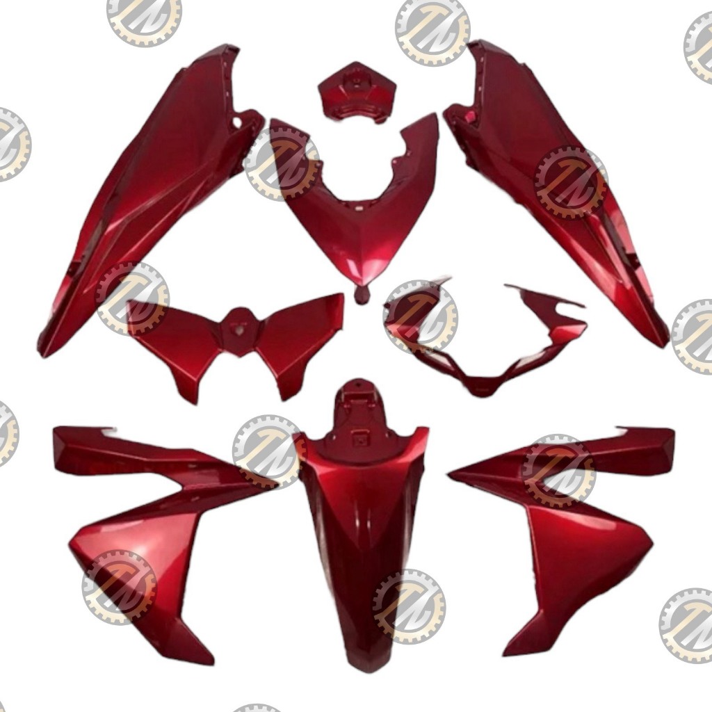 Dàn áo Click 2015 - 2017 màu đỏ candy chính hãng Honda