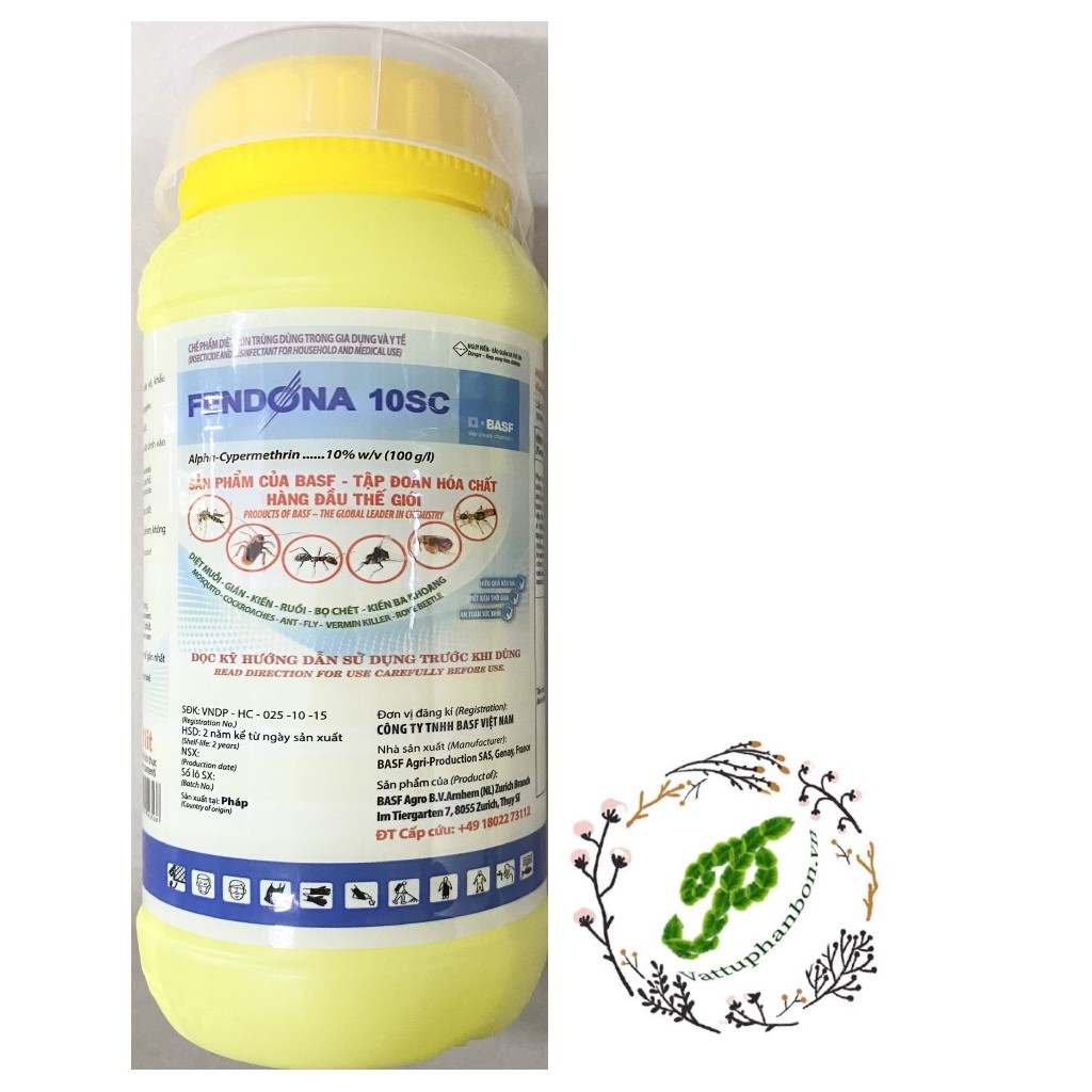 Fendona 10SC - Chế Phẩm Diệt Côn Trùng trong Gia Dụng & Y Tế - #053B# 1 lít