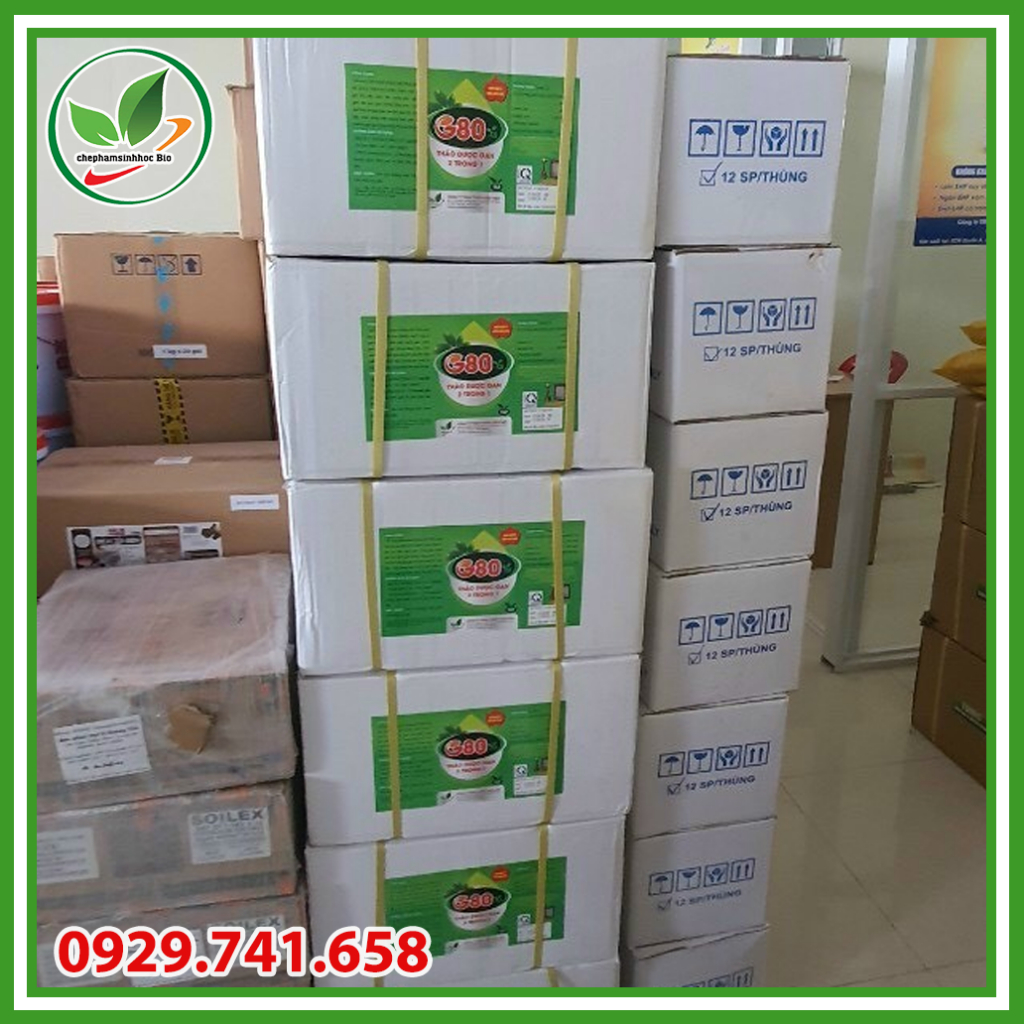 Thảo dược gan 2 trong 1 G80. Phòng bệnh viêm gan, sưng gan, vàng gan, teo gan chuyên dùng cho thủy sản. Chai 1 lít