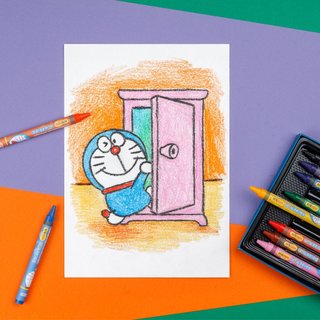 Bút sáp màu Colokit Doraemon CR-C04/DO