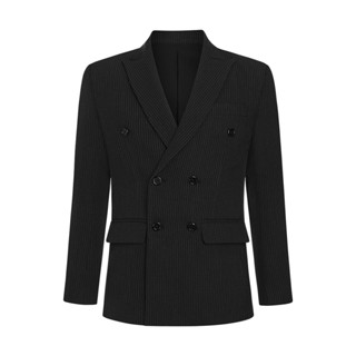 ILLÉGAL Áo Khoác 6 Cúc Kẻ Sọc - DOUBLE-BREASTED PINSTRIPE JACKET
