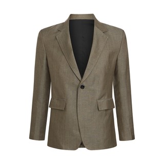 Illégal áo khoác blazer hoạ tiết - hurringbone wool blazer