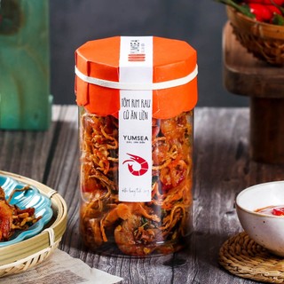 Tôm rim rau củ ăn liền Yumsea 130g hũ mẫu tobita