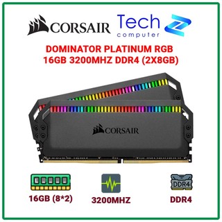 Ram corsair dominator platinum rgb 16gb - 32gb ddr4 3200mhz