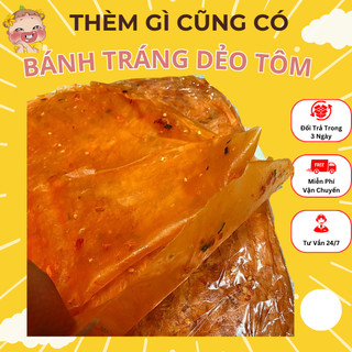 Bánh tráng dẻo tôm phơi sương tây ninh dẻo dai, nhiều tôm hút chân không- thèm gì cũng có