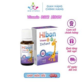 Vitamin D3K2 HIBON bổ sung D3 cho trẻ, tăng hấp thu canxi - nhập khẩu chính hãng