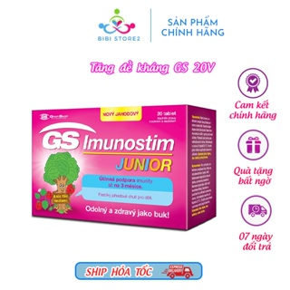 GS Imunostim Junior Tăng đề kháng Tăng cường sức khỏe đường hô hấp cho trẻ